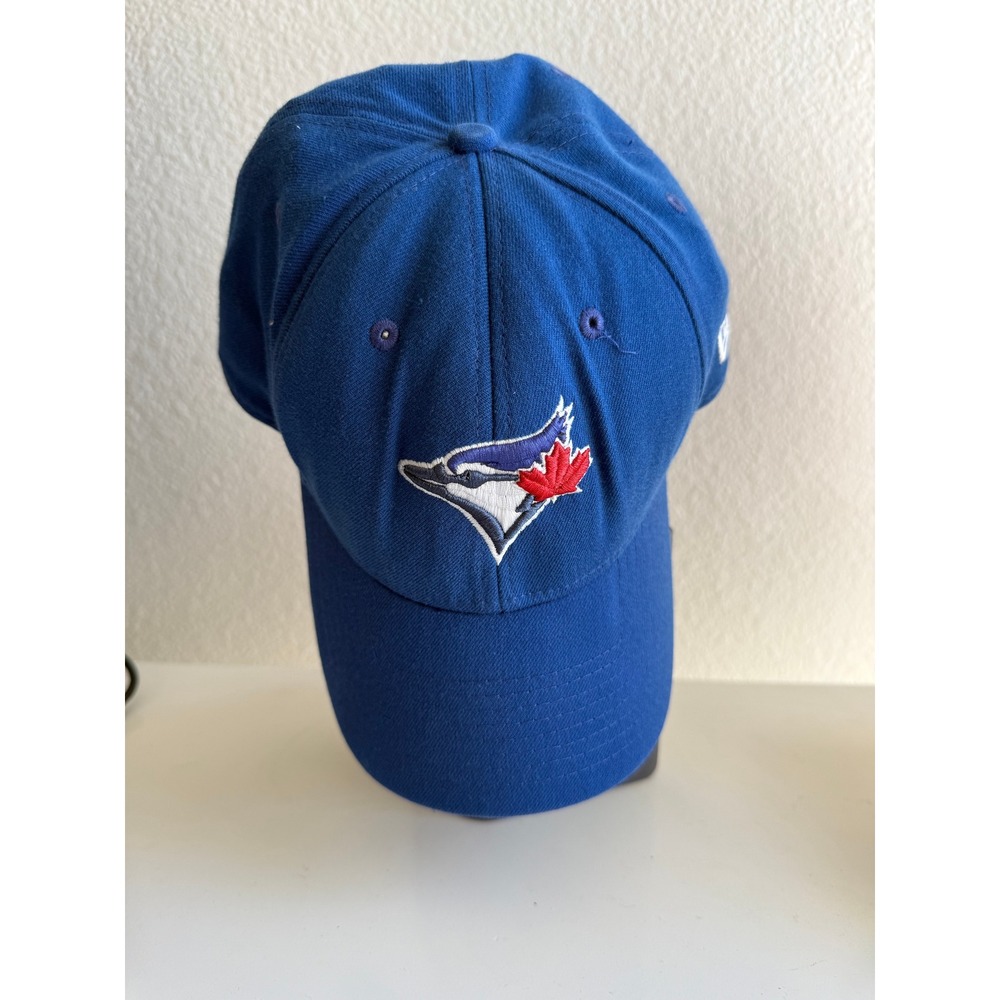 New Era Toronto Blue Jays 39THIRTY Stretch Fit Hat Blue Medium-Large MLB Cap